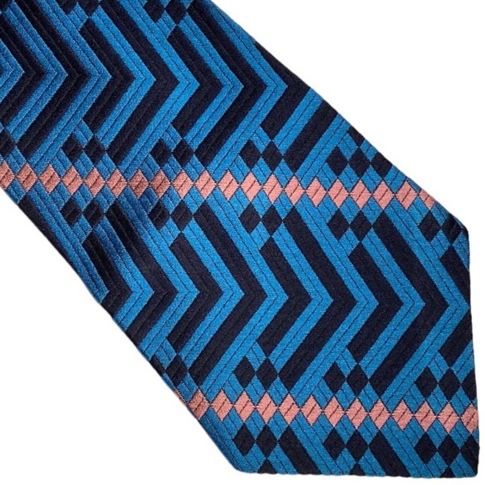 Like New Vintage 60s Textured Acetate Imported Necktie